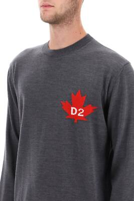 Pre-owned Dsquared2 Sweater  Men Size S S74ha1371s18332 964dg Grey In Gray