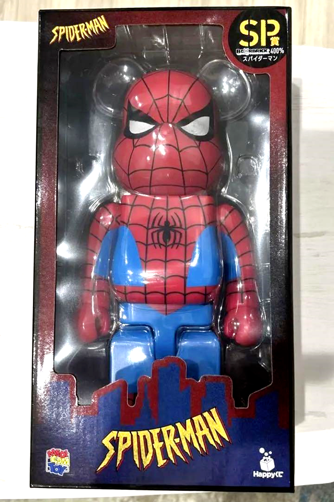 MEDICOM TOY BE@RBRICK Bearbrick Spider Man 400% Spiderman MEDICOM TOY BE@RBRICK Bearbrick Spider Man 400% Spiderman