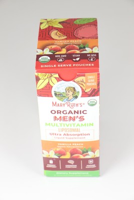3 PACK BEST BY 8/23 MaryRuth Organics Multivitamin Men LIPOSOMAL 14 Pouches U33D