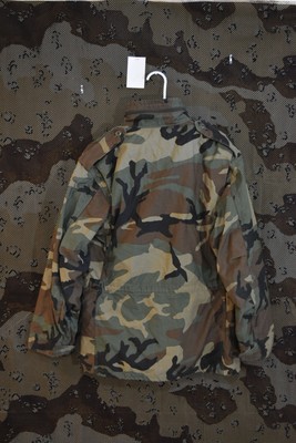US Army M81 Woodland Camo M-65 M65 Cold Weather Field Jacket Size Small Short