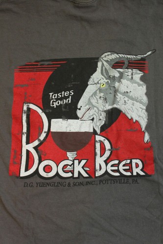 Vintage YUENGLING BOCK BEER Mens Large BREWERY BREWING CRAFT
