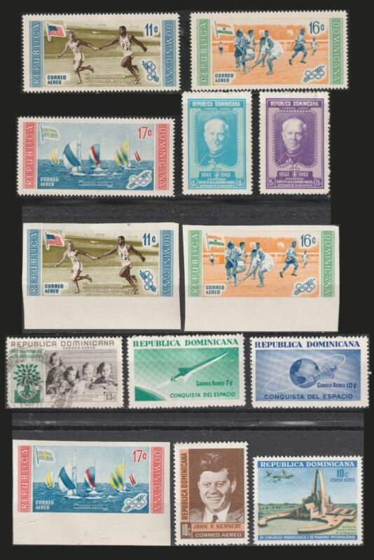 Dominican Republic Lot 22: (Stamp details below) 2023 Scott Catalog Value $11.75