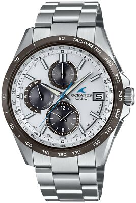 Pre-owned Casio Oceanus Ocw-t2600j-7ajf Men Watch Japan Classic Line Titanium Radio Solar