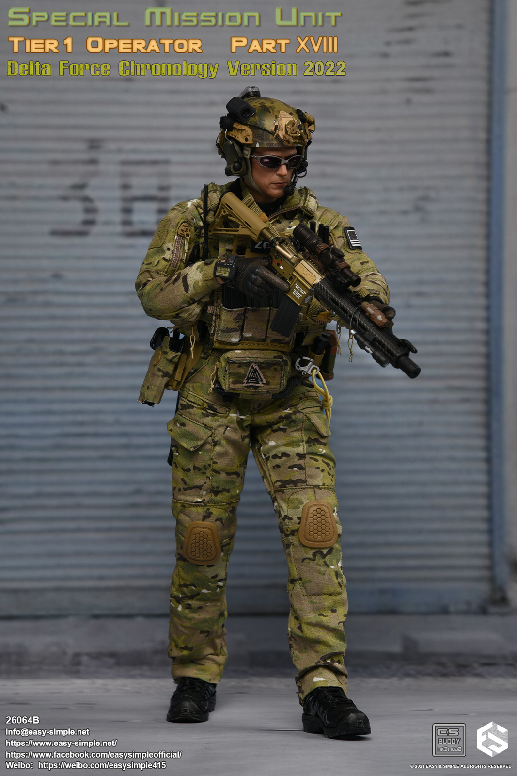 Easy&Simple 26064B SMU Tier1 Operator Part XVIII Delta Force Easy&Simple 26064B SMU Tier1 Operator Part XVIII Delta Force