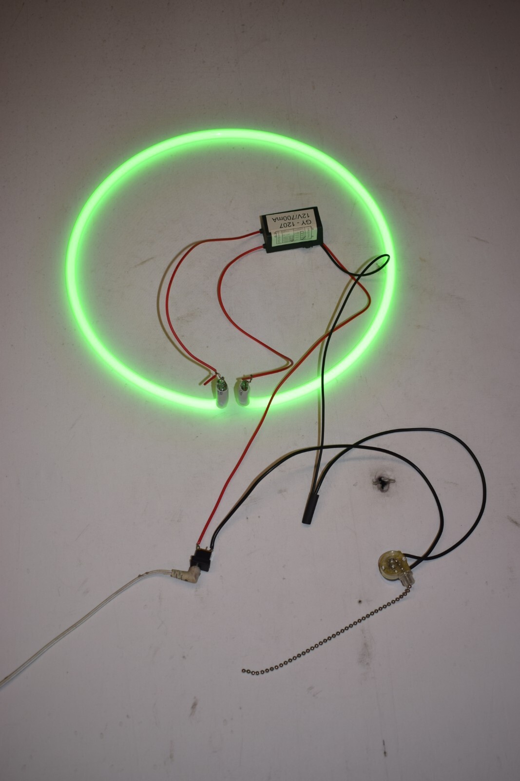 Neon Clock Repair Kit (1 Power Supply + 1 Adapter)