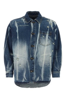Pre-owned Ader Error Denim Jacket M In Blue