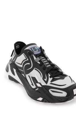 Pre-owned Dolce & Gabbana Fast Sneakers In White/black