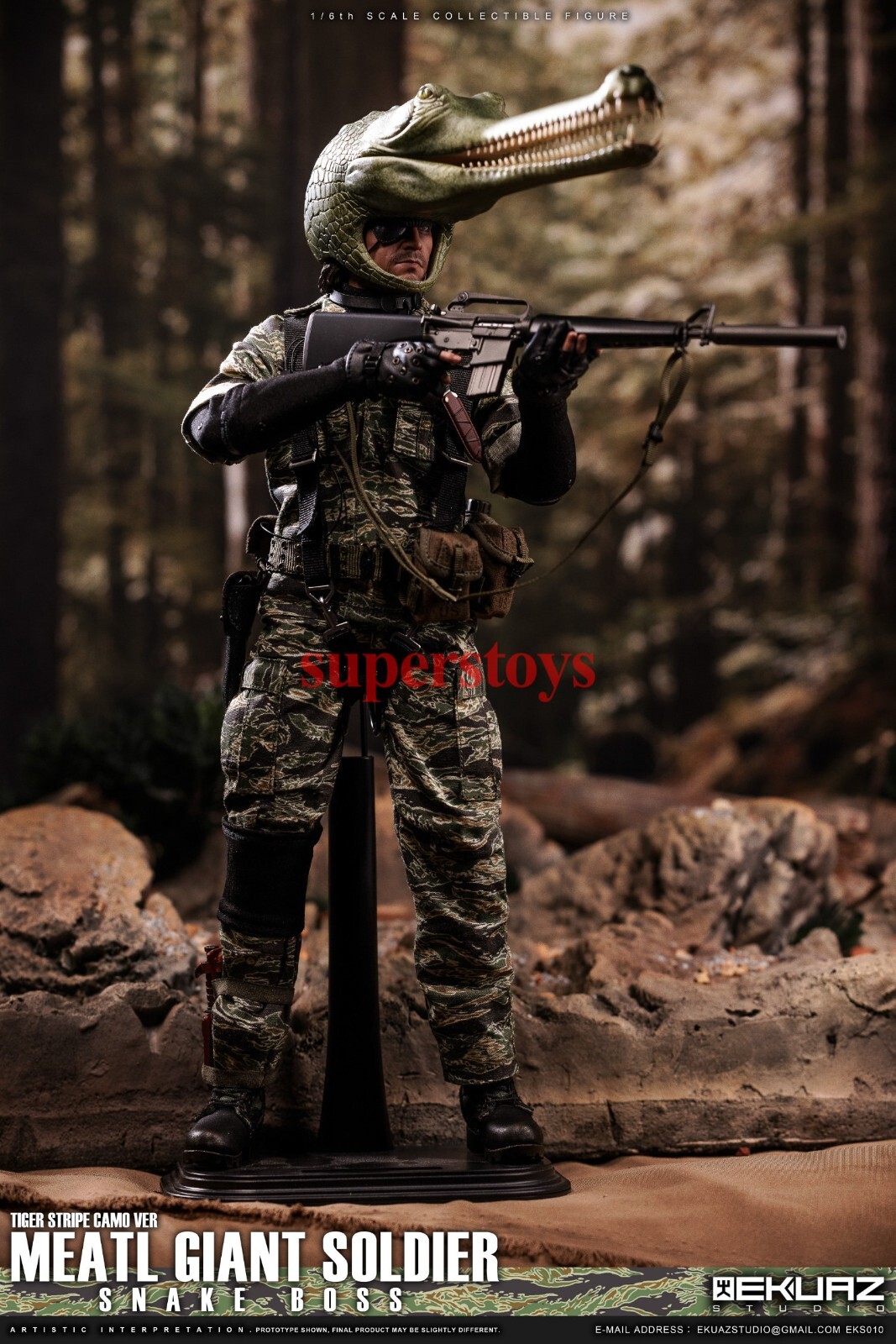 Presale EKUAZ STUDIO EKS010 1/6 Metal Giant Soldier Snake