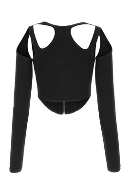 Pre-owned Dion Lee Black Stretch Cotton Bodice