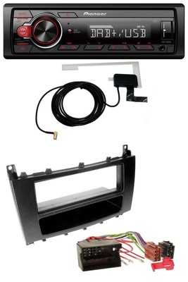 Pioneer 1DIN MP3 DAB USB AUX Autoradio für Mercedes CLK W209 C-Klasse W203
