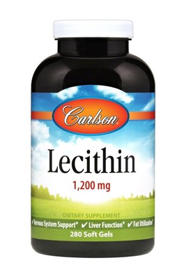 Carlson Laboratories Лецитин 1200 мг 280 мягких капсул