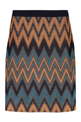 Pre-owned Missoni M  Knitted Mini Skirt In Multicolor