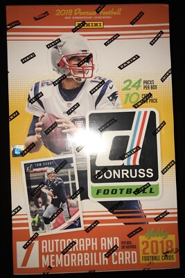 2018 Panini Donruss Football Hobby Box - USPS Priority Shipping
