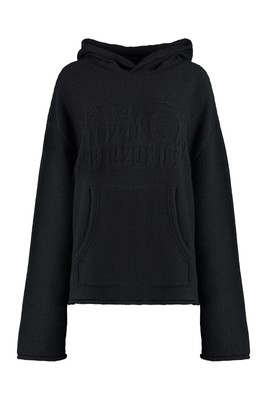 Pre-owned Maison Margiela Mm6  Sweater With Hood In Black