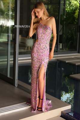 Pre-owned Primavera Couture Primavera 4131 Evening Dress Lowest Price Guarantee Authentic In Black Multi