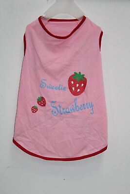 Iconic Pet Pretty Pet Top, X-Large, Pink/Strawberry