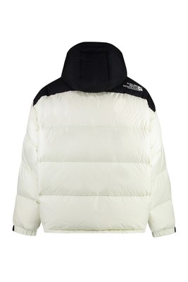 Pre-owned Miharayasuhiro Mihara Yasuhiro Hooded Techno Fabric Down Jacket In White