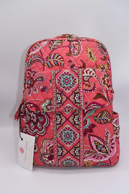 Vera Bradley Small Backpack in "Call Me Coral" Pattern