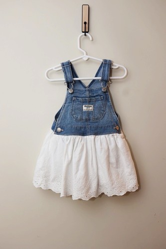 OshKosh B'Gosh ホワイトオーバーオール OSHKOSH オシュコシュ オーバーオール - メルカリ