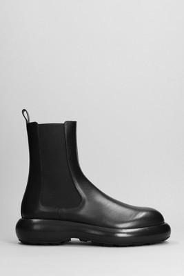 Jil Sander Black Leather Boots 39 IT