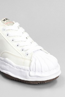 Pre-owned Miharayasuhiro Mihara Yasuhiro Blakey Sneakers In White Canvas