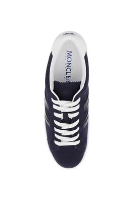 Pre-owned Moncler Basic Shoes Sneakers Monaco M Men Sz. 41 Blu 4m00250m3508 P70