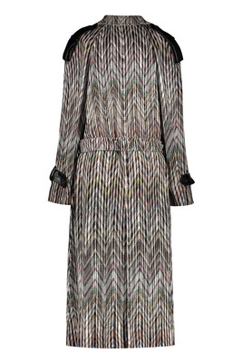 Pre-owned Missoni Trench Coat In Multicolor