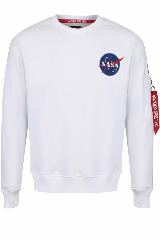 nasa white sweater