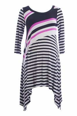 OLIAN Maternity Womens Pink Zig Zag Print Dianne Waist Tie Sheath Dress $130 NWT