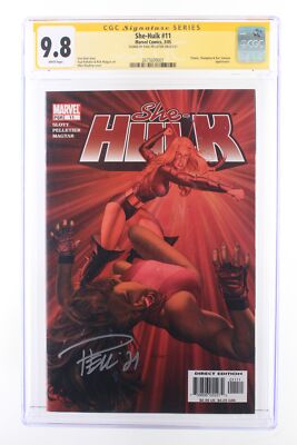 She-Hulk #11 - Marvel Comics 2005 CGC 9.8 Titania, SIGNED Pelletier