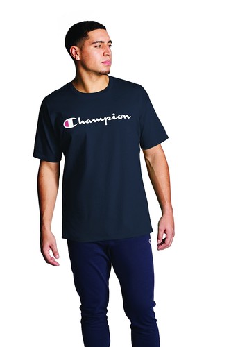 

Champion, классическая футболка с рисунком, темно-синяя, размер, Navy-y06794