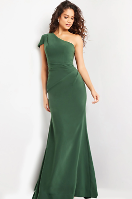 Pre-owned Jovani 36699 Evening Dress Lowest Price Guarantee Authentic In Emerald