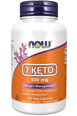 Now Foods 7-Кето 100 мг растительных капсул 120 растительных капсул