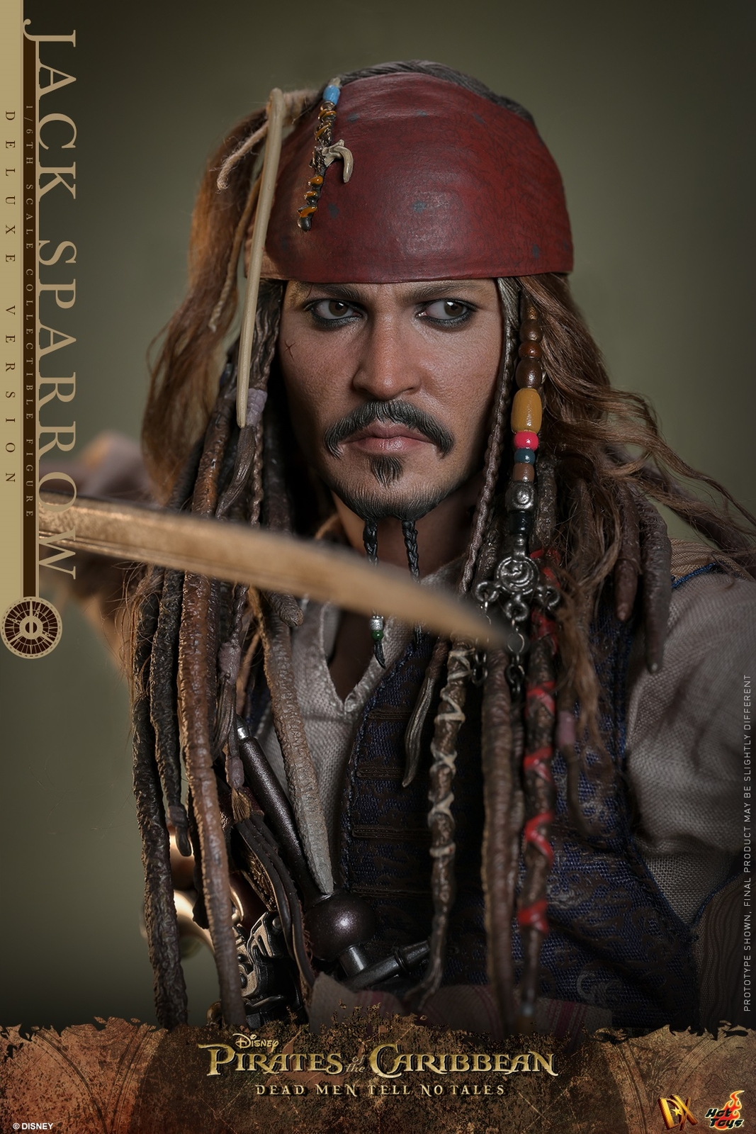 Hot Toys DX38 Pirates of the Caribbean Jack Sparrow 2.0
