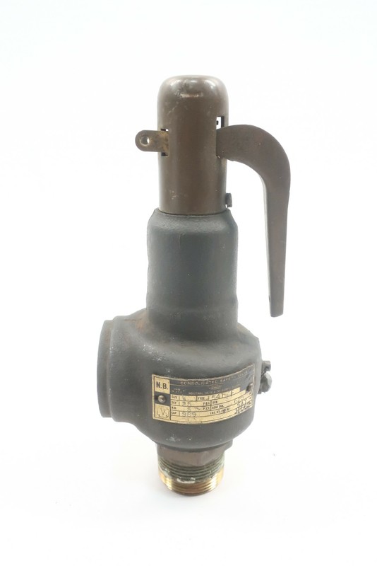 Dresser 1541-F Consolidated Relief Valve 1989lbs St/hr 125psi 1-1/4in Npt