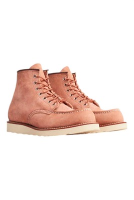 Pre-owned Red Wing Shoes Women's Classic 8208 Boots In Dusty Rose - Size 10.5