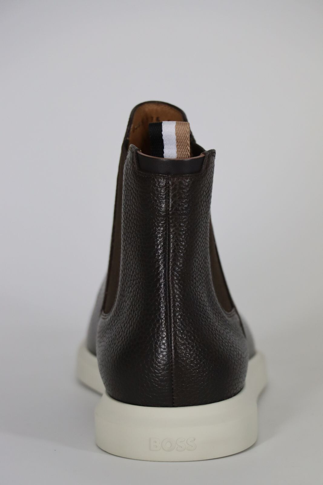 Pre-owned Hugo Boss Chelsea Boots, Mod. Randy_cheb_gr, Size Eu 44 / Us 11, Dark Brown