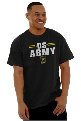 Officially Licensed US Army Military Logo Womens or Mens Crewneck T Shirt Tee