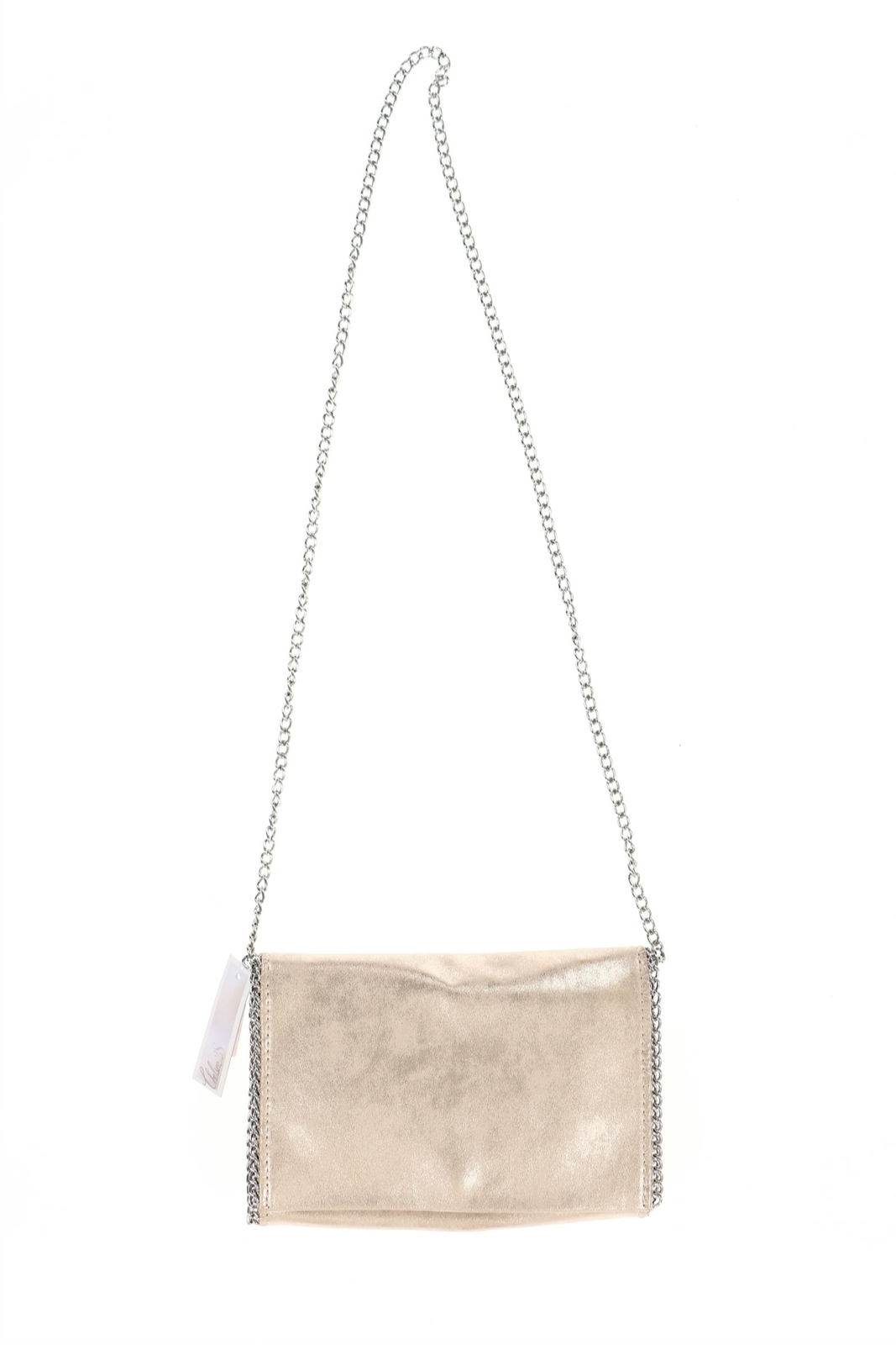 Chealsea 28 Womens 245028 Vegan Leather Crossbody Bag Metallic Pink