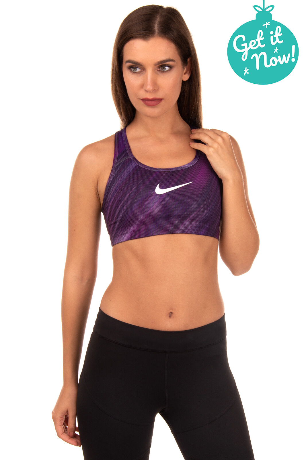nike patterned sports bra