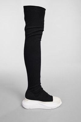 Pre-owned Drkshdw Abstract Stockings Sneakers In Black Cotton 40 It