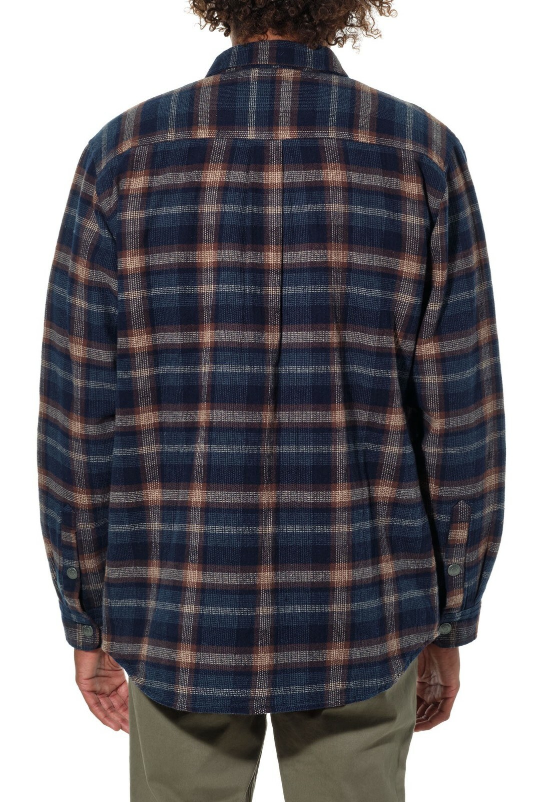 KATIN KATIN JACKE HEMD FLANELL KADER BLAU/ BEIGE/ MORO LINIERT ECOFUR JKHR10 HAROL