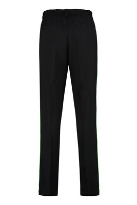 Pre-owned Versace Black Polyamide Pants