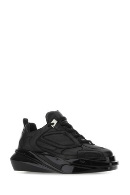 Pre-owned Alyx 1017  9sm Black Leather Hiking Sneakers