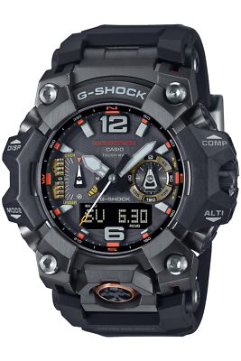 Pre-owned Casio G-shock Mudmaster Gwg-b1000ec-1ajf Limited Emergency Color Solar Watch Men