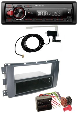 Pioneer 1DIN MP3 DAB USB AUX Autoradio für Smart ForTwo 451 ForFour 454 Quadlock