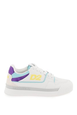 Dsquared2 Smooth Leather New Jersey Sneakers Shoes For Women