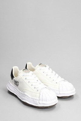 Pre-owned Miharayasuhiro Mihara Yasuhiro Blakey Sneakers In White Canvas
