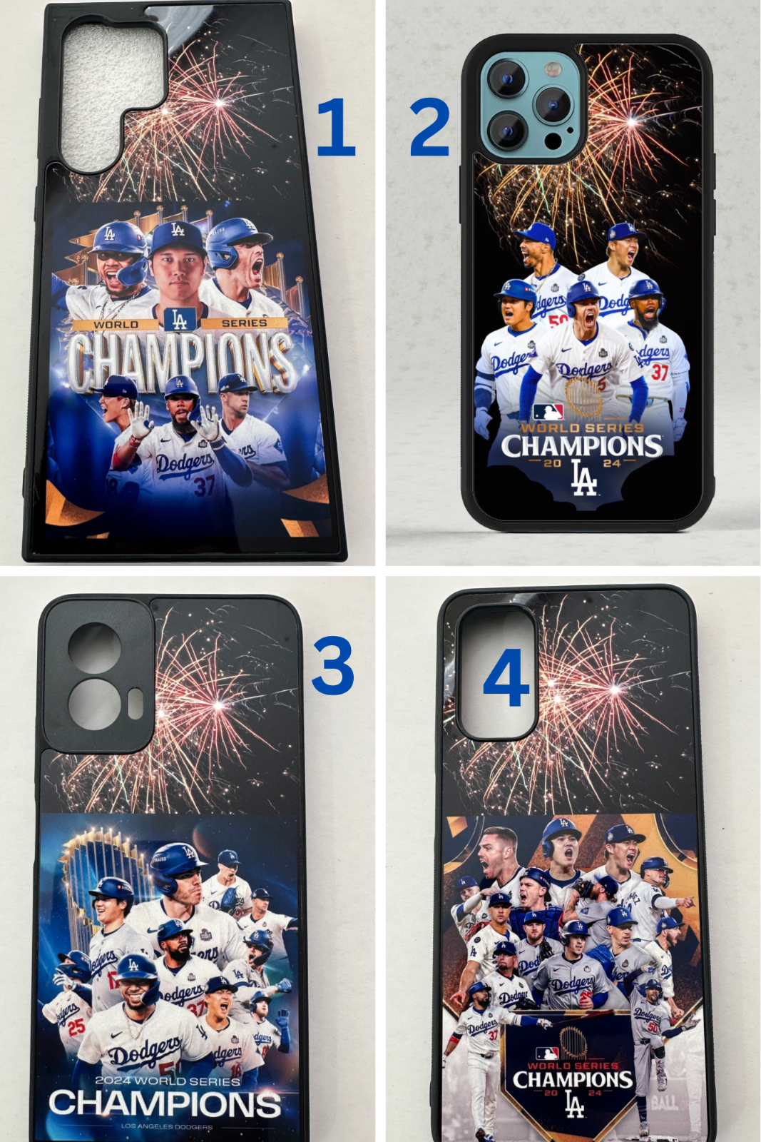Los angeles dodgers phone case champions 2024 - for Iphone