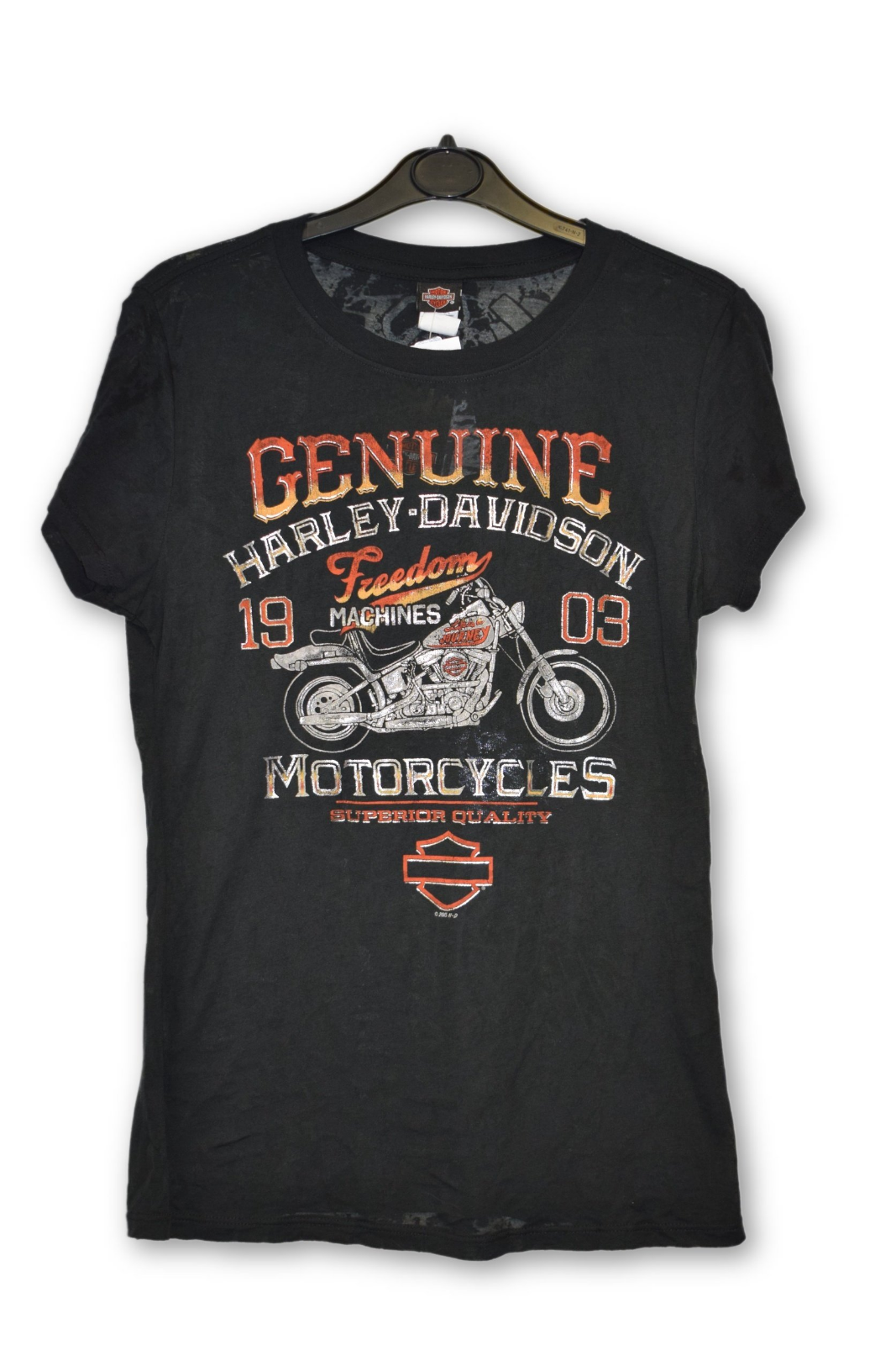 Genuine Harley Davidson Ladies Genuine Freedom Burnout T ...
